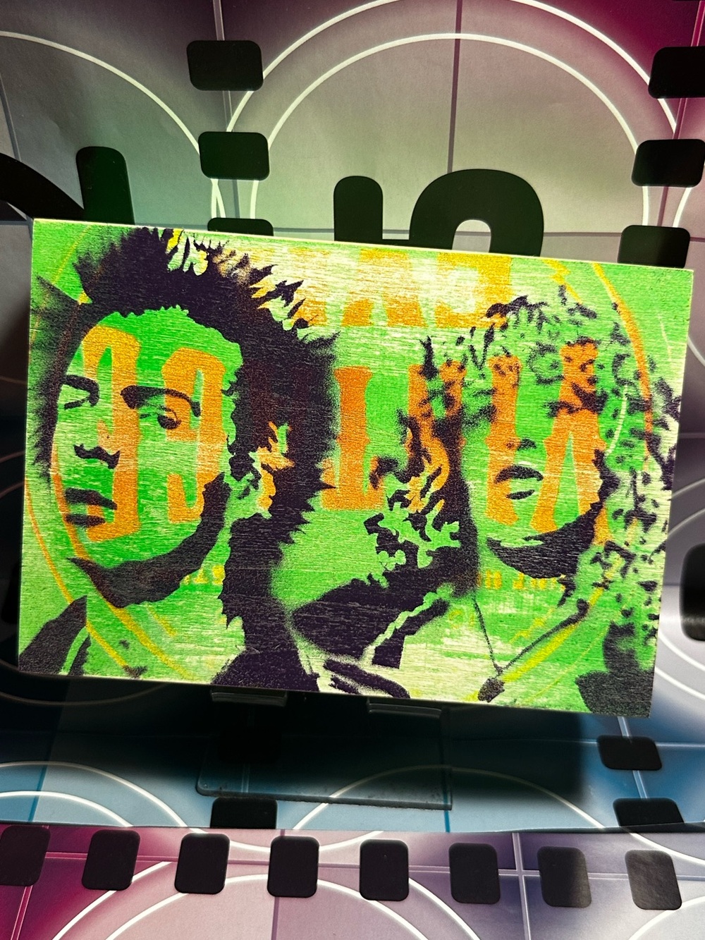 ⚡️SID & NANCY distressed graffiti Rocker Box Tray for trinkets money watches 5x7